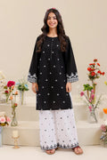 Embroidered Rosy Black Berry 2PCS