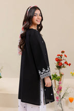 Embroidered Rosy Black Berry 2PCS