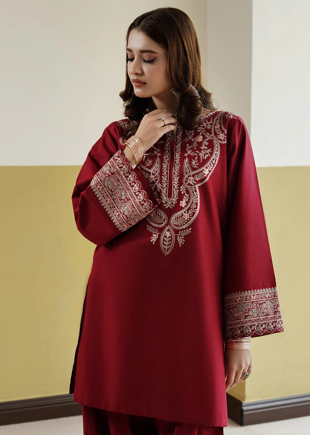 Embroidered Aneesa 2PCS