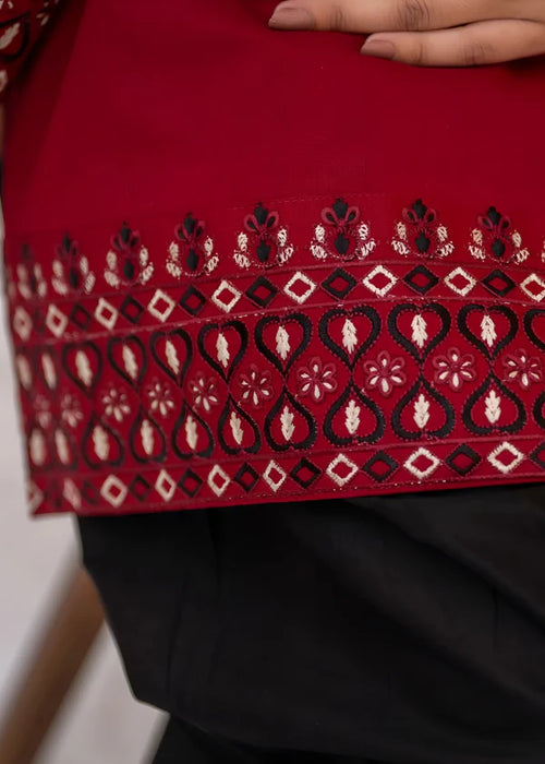 Embroidered Haraj 2PCS