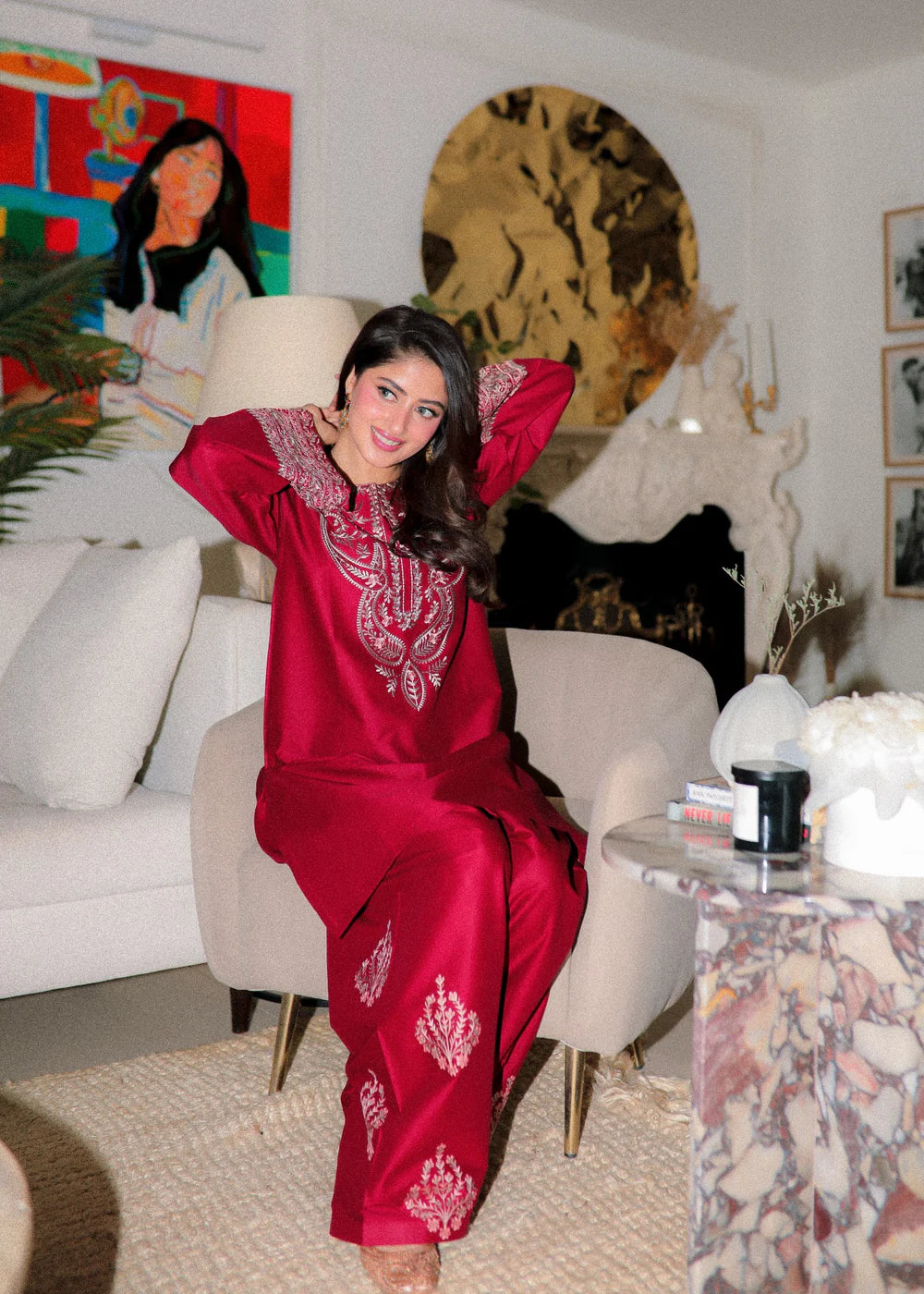 Embroidered Aneesa 2PCS