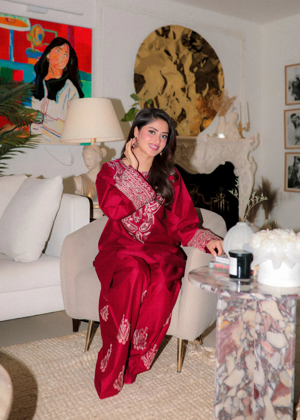 Embroidered Aneesa 2PCS