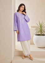 Embroidered Zeva  2PCS