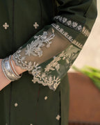 Embroidered Zara Green 3PCS