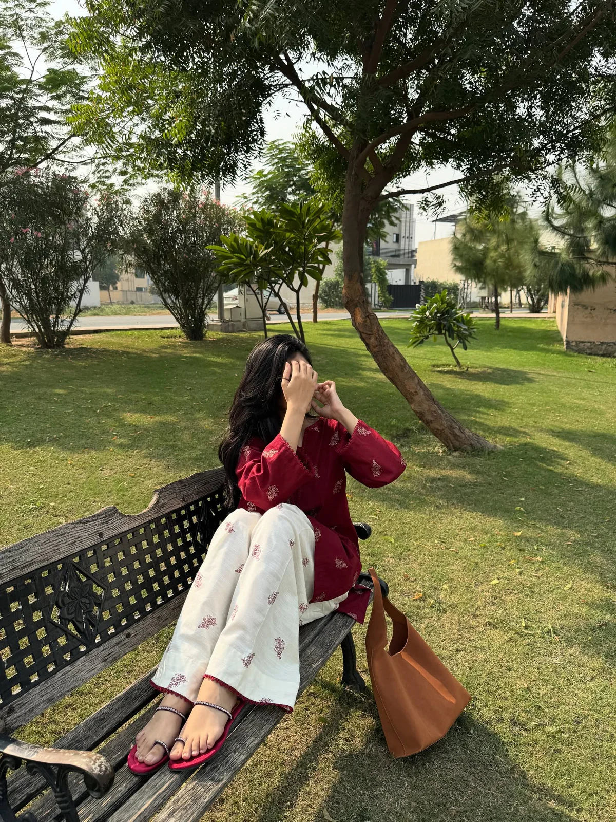 Embroidered Nakhal 2PCS