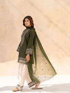 Embroidered Zaitoon 3PCS
