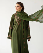 Zareen Olive 3PC
