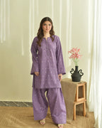 Embroidered Purple Hearts 3PCS