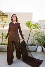 Embroidered Shahmeen 3PCS