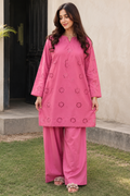 Embroidered Rosy Noor 2PCS