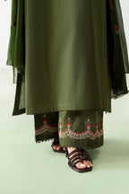 Zareen Olive 3PC