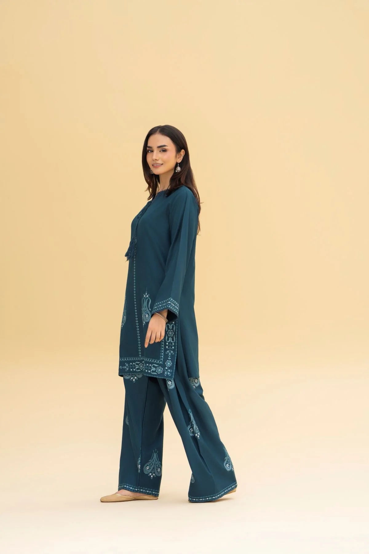 Embroidered Roposh 2PCS