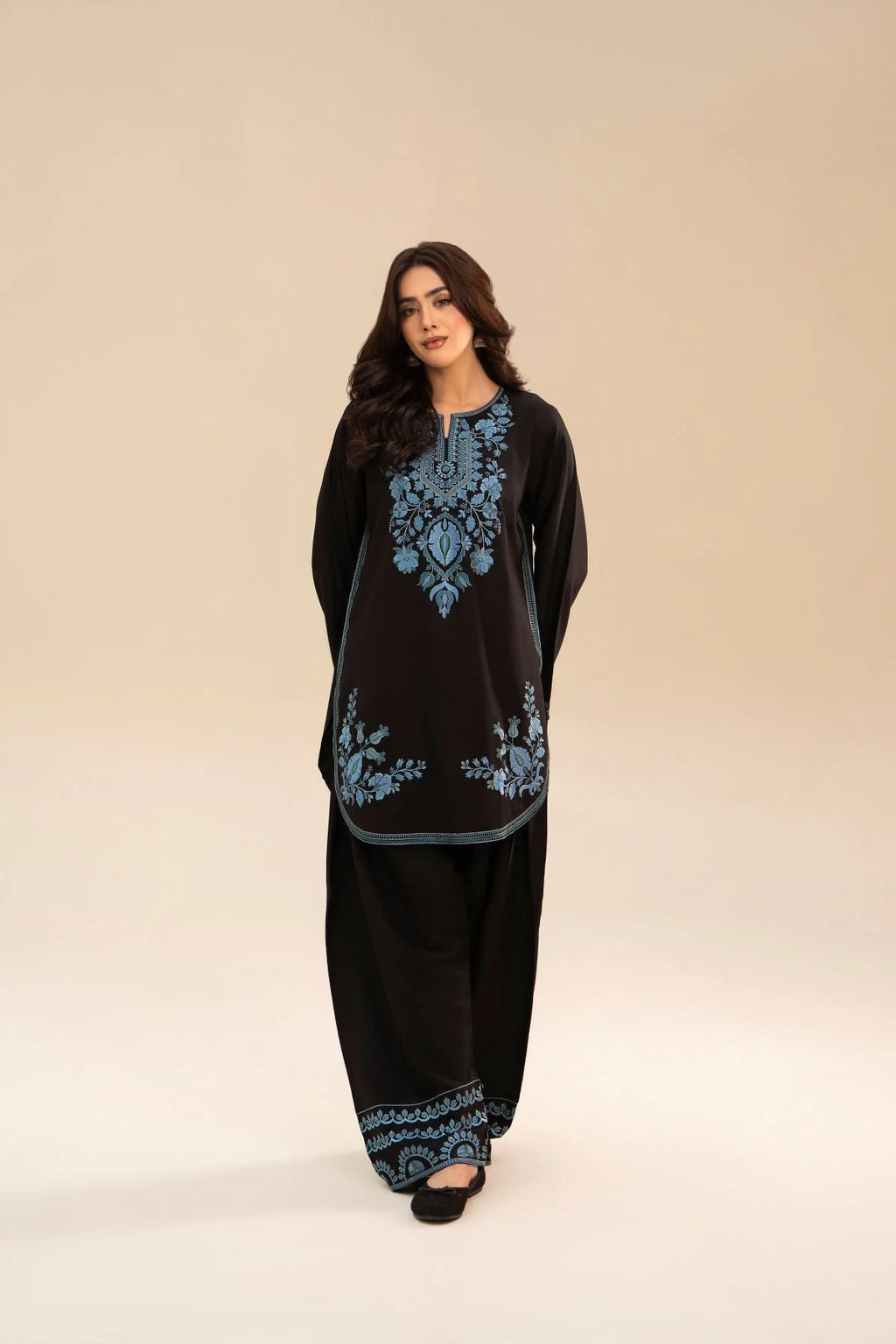 Embroidered Aroosa 2PCS