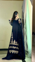 NAVY NOOR  3PC