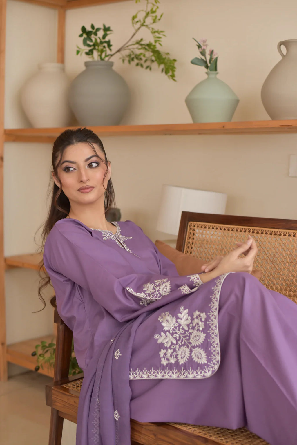 Embroidered Zoha 3PCS