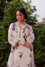 Embroidered Purple Nate 2PCS