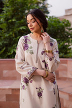 Embroidered Purple Nate 2PCS