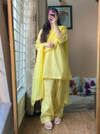 Printed Rosy Lime Yellow 3PCS