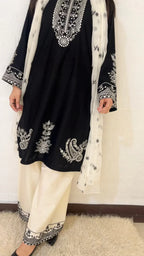 Embroidered NOIRA 3PCS