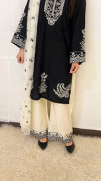 Embroidered NOIRA 3PCS