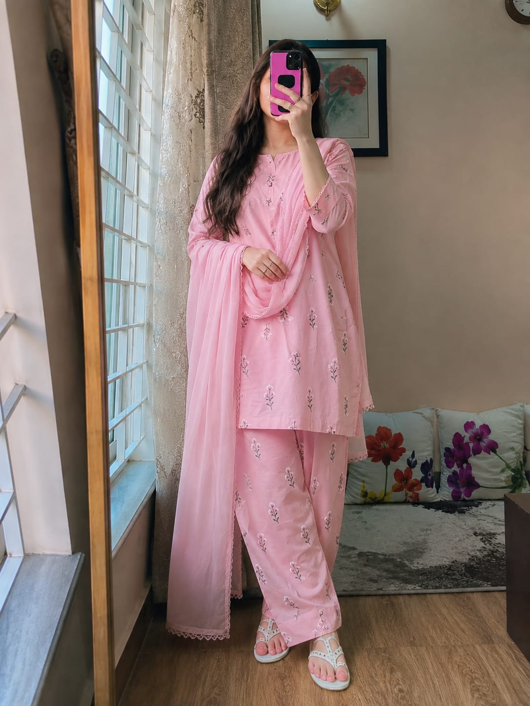 Pink Élan print 3PC