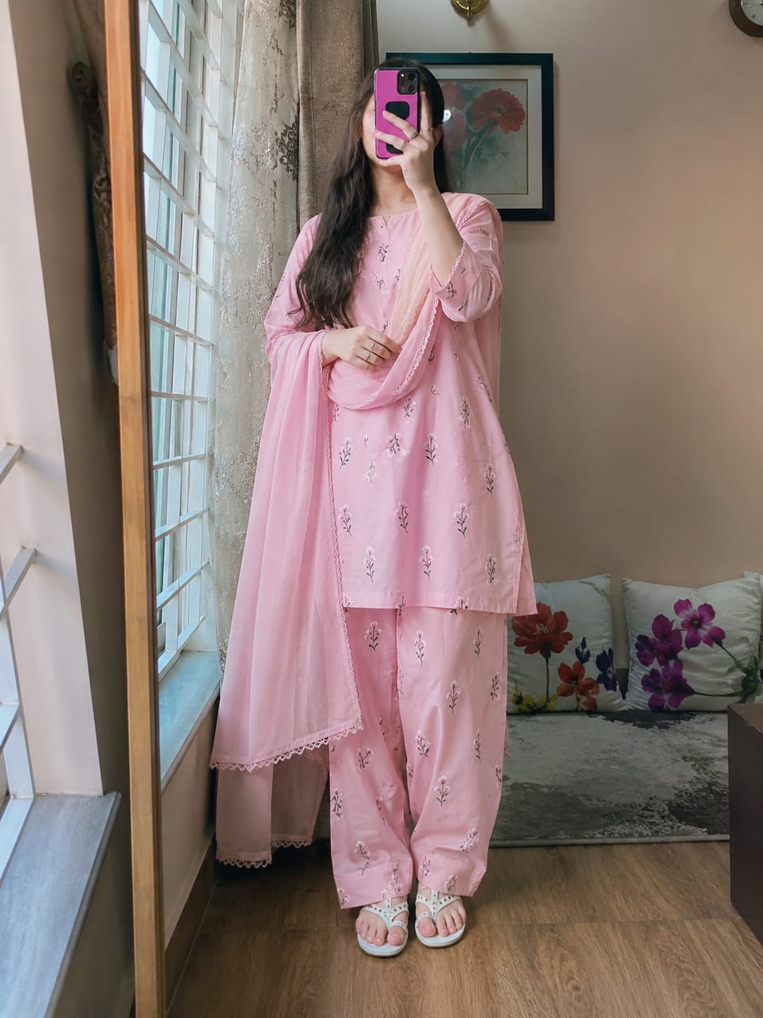 Pink Élan print 3PC