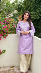 Embroidered Zeva  2PCS