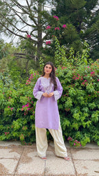 Embroidered Zeva  2PCS