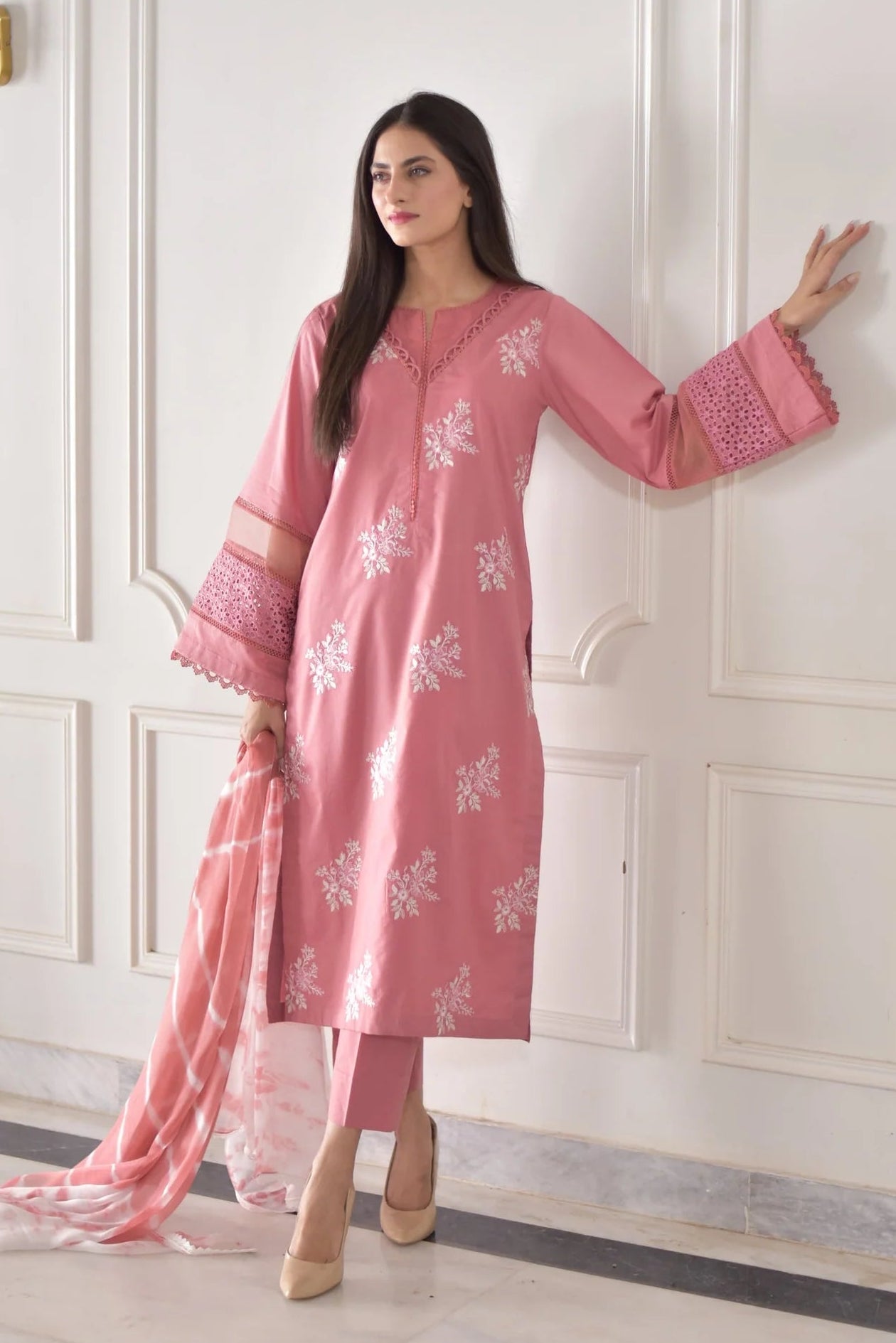 Embroidered Mehr 3PCS