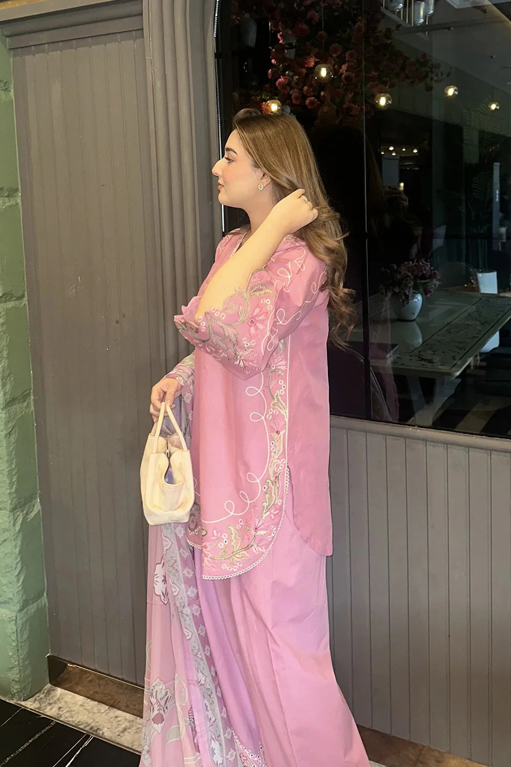 Embroidered Blush 3PCS