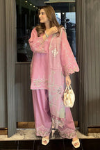 Embroidered Blush 3PCS