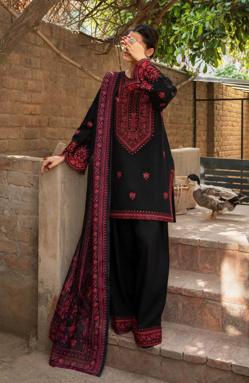 Embroidered  Lubna 3PC