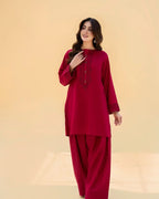 Embroidered Scarlet 2PCS